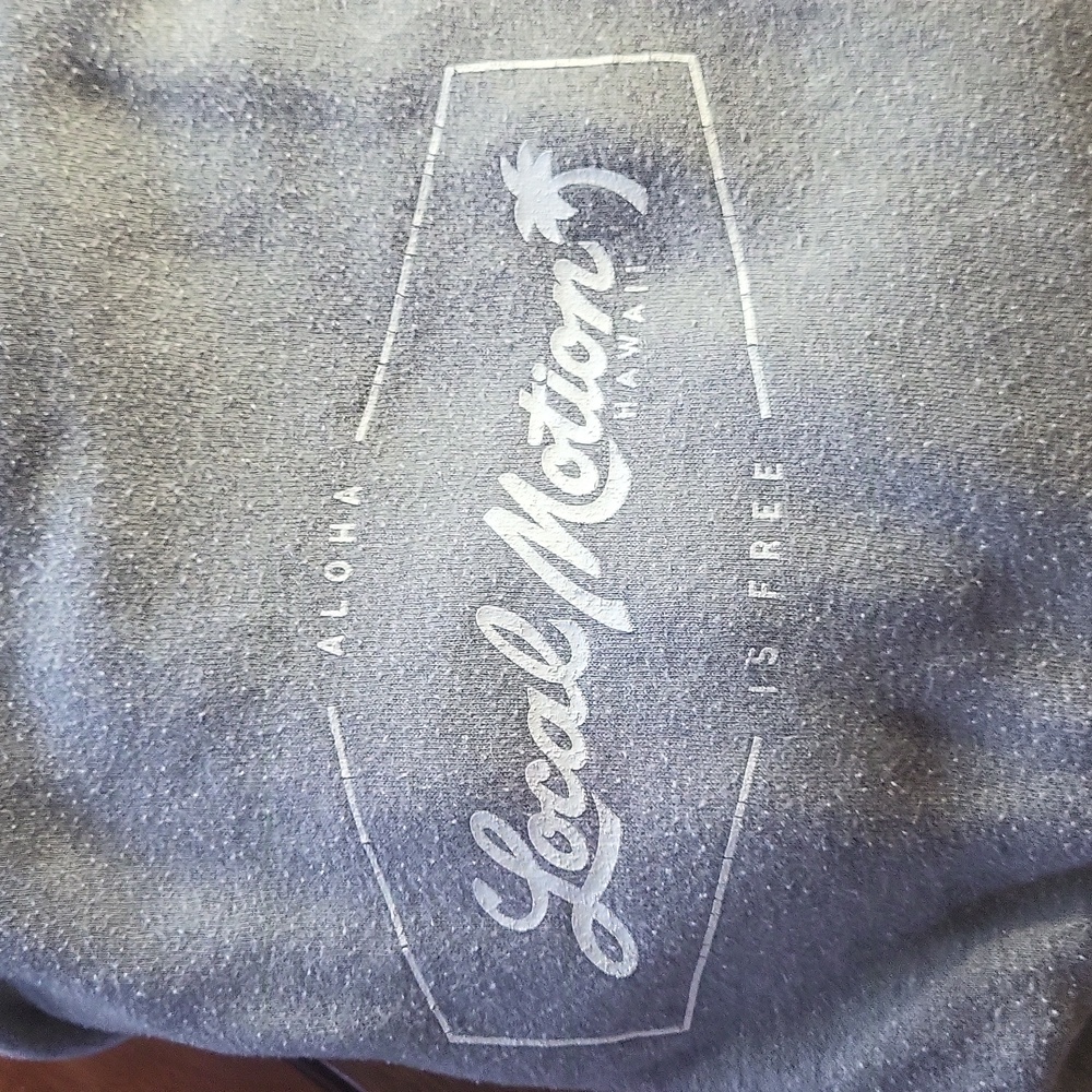 Vintage Grey Hooded sweatshirt Local Motion Hawaii